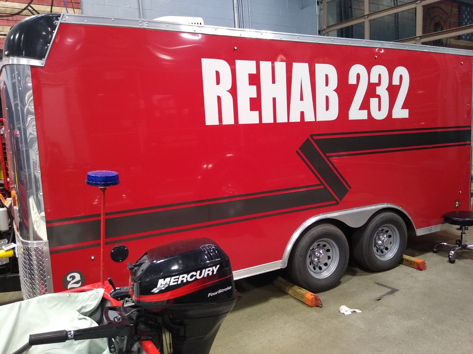 Delran Fire Company #1 Rehab Trailer 232